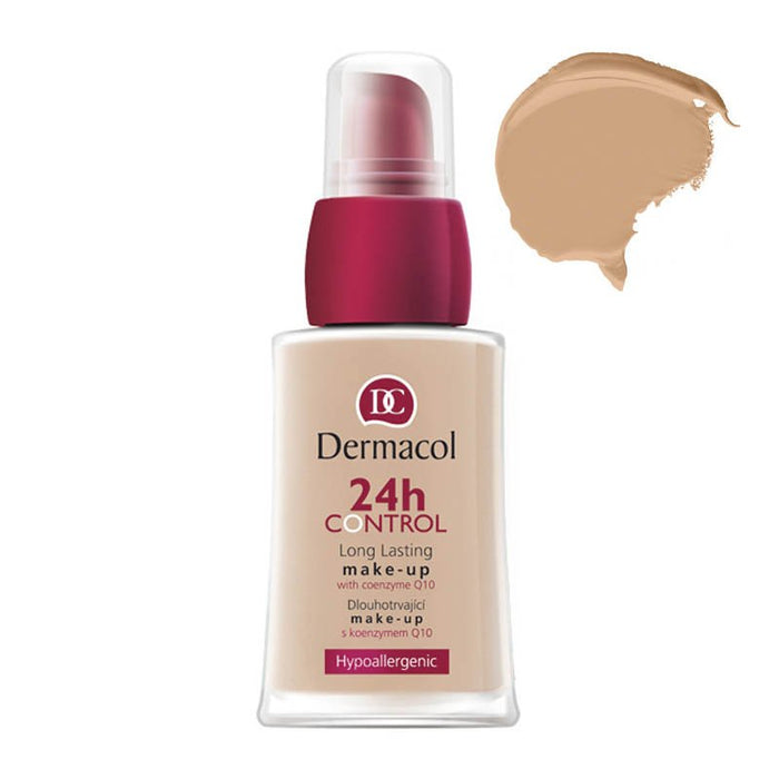 Trucco a lunga tenuta con Q10 - 24 H Control Long Lasting - Dermacol : Base de maquillaje 24h control long lasting - 04 - 1