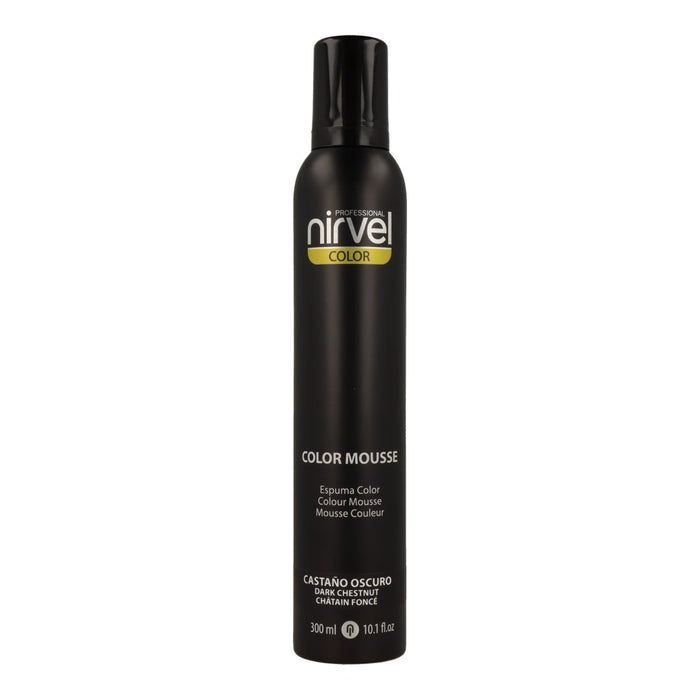 Schiuma Colorante Marrone Scuro Mousse 300 ml - Nirvel - 1