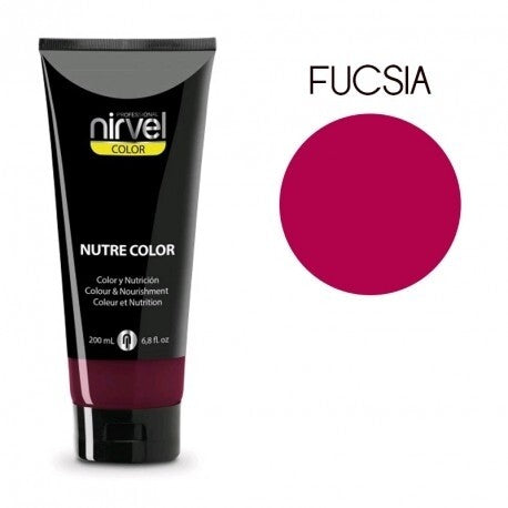 Maschera Colore Nutre Colore Nocciola 200 ml - Nirvel : Fucsia - 1