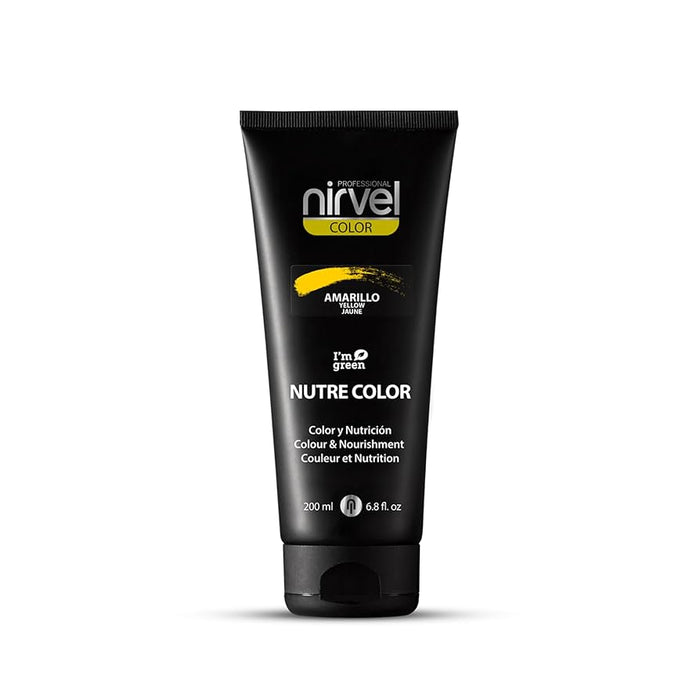 Maschera Colore Nutre Colore Nocciola 200 ml - Nirvel : Amarillo - 1