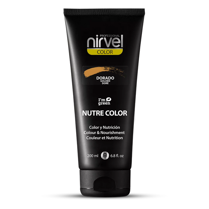 Maschera Colore Nutre Colore Nocciola 200 ml - Nirvel : Dorado - 1