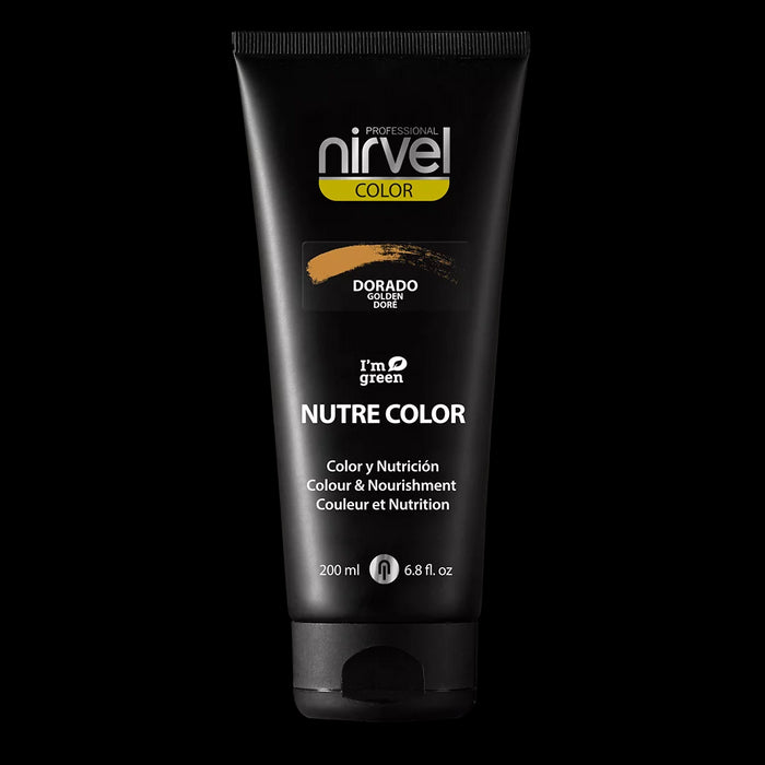 Maschera Colore Nutre Colore Nocciola 200 ml - Nirvel : Dorado - 1