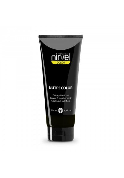 Maschera Colorante Nutriente Colore Nero 200 ml - Nirvel - 1