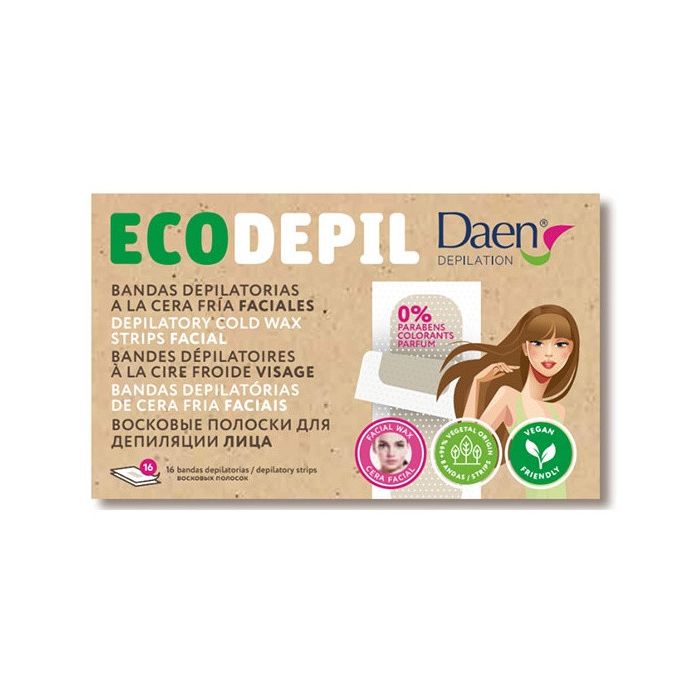 Ecodepil Fasce Depilatorie Viso Cera Fredda - Daen - 1