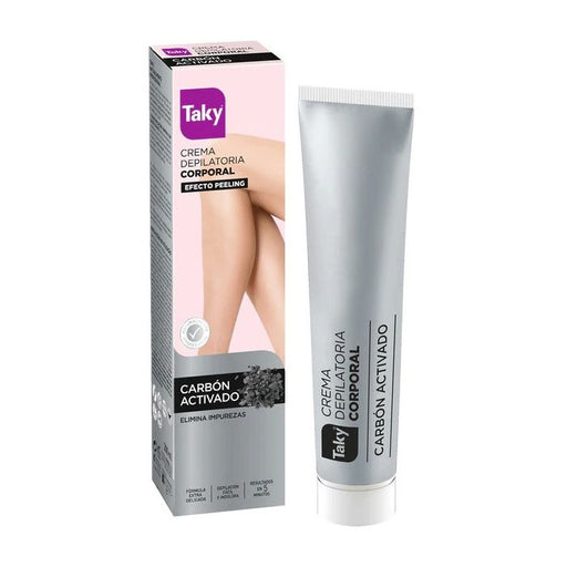 Crema Depilatoria al Carbone Attivo per il Corpo - Taky - 1