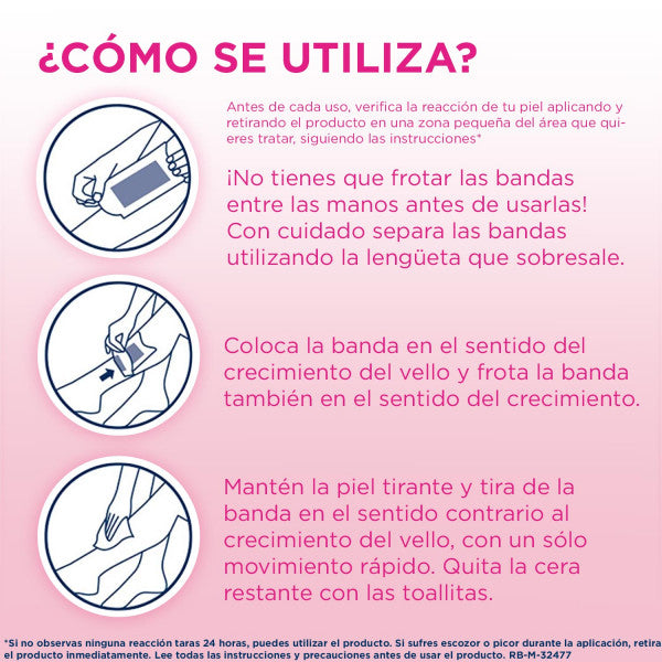 Strisce di Cera Fredda per Gambe e Corpo - Veet : 20 unidades - 3
