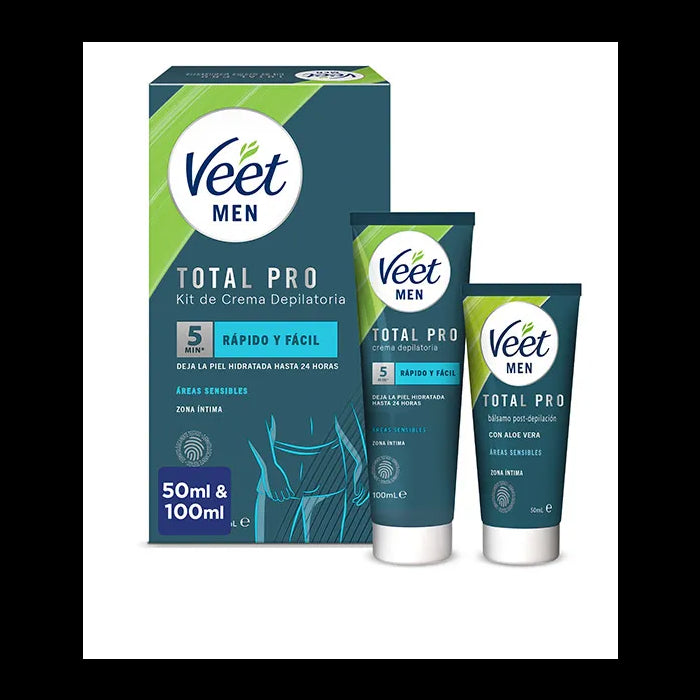 Uomo Crema Depilatoria per Zone Delicate per Pelle Sensibile: 100 ml - Veet - 1