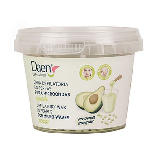 Cera Depilatoria in Perle Microonde Avocado: 100 Grammi - Daen - 1