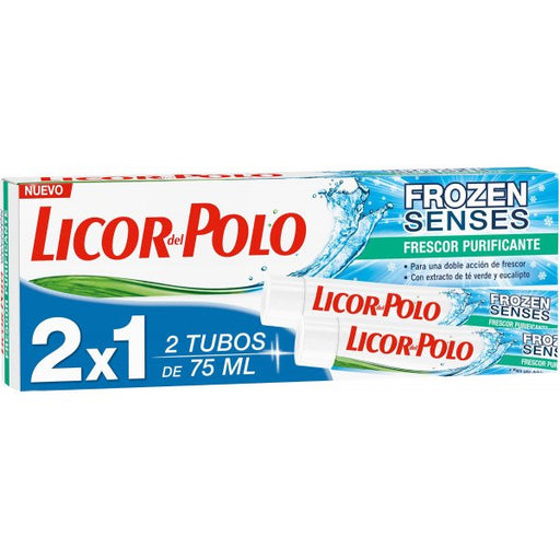 Frozen Senses Freshness Purificante Pasta: 2 X 75ml - Licor Del Polo - 1