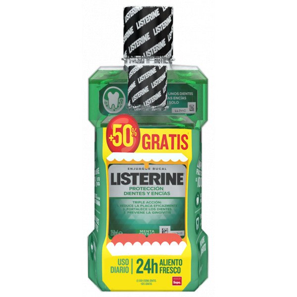 Collutorio per denti e gengive alla menta fresca - Listerine: 500 ml + 250 ml - 2