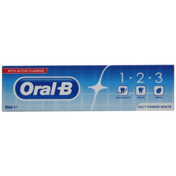 Pasta Denti Salt Power White: 100 ml - Oral-b - 1