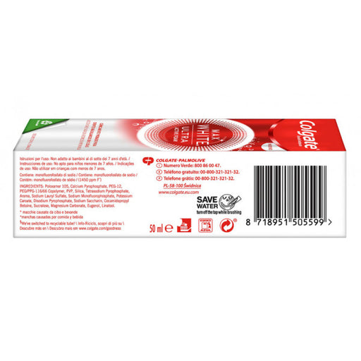 Pasta Dentifricia Max White Ultra Attiva: 50 ml - Colgate - 2