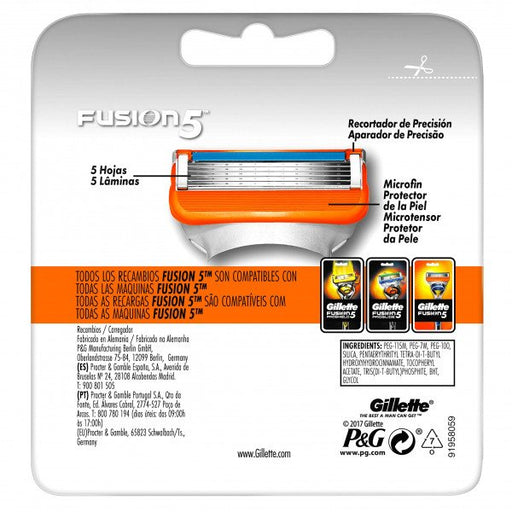 Ricambi Fusion 5 Manuale - Gillette - 2