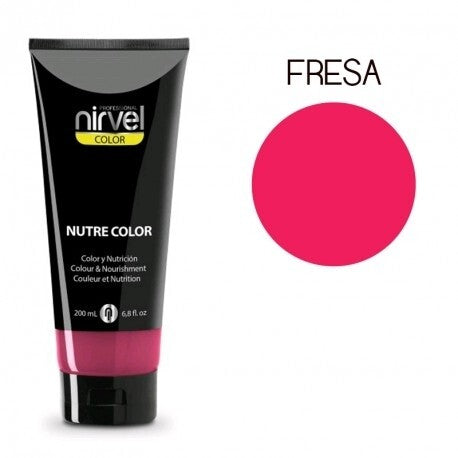 Maschera Colore Nutre Colore Nocciola 200 ml - Nirvel : Fresa - 1