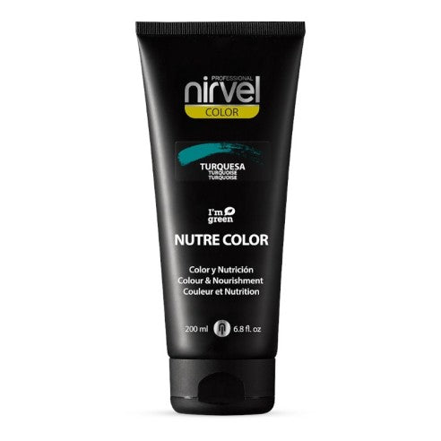 Maschera Colore Nutre Colore Nocciola 200 ml - Nirvel : Turquesa - 1