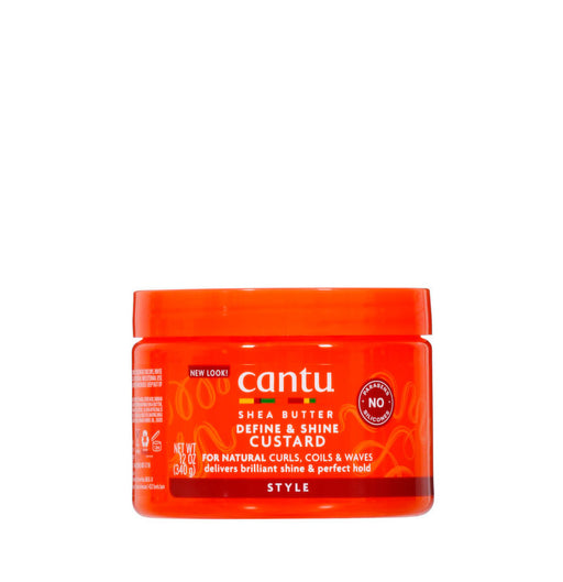 Gel Definidor burro di karitè - per capelli naturali Definisci e brilla crema pasticcera 340 g - Cantu - 1