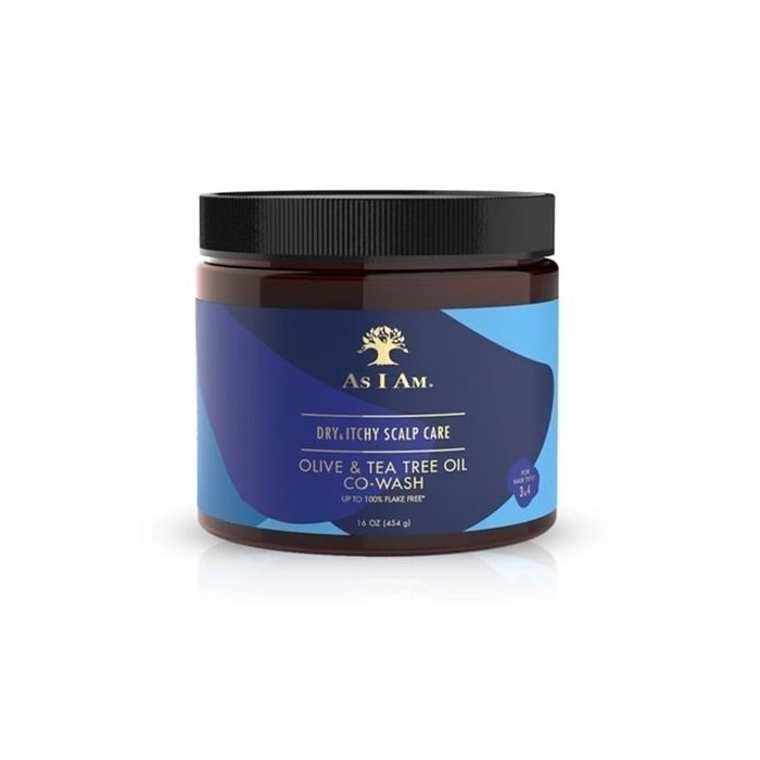 Co Wash Cura del cuoio capelluto secco e pruriginoso Olive Tea Tree 454gr - As I Am - 1