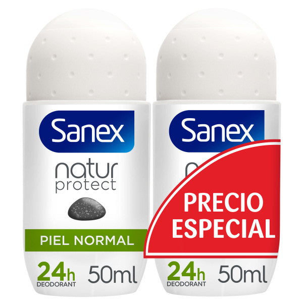 Deodorante Roll on Natur Protect - Sanex : 2 x 50ML - 1