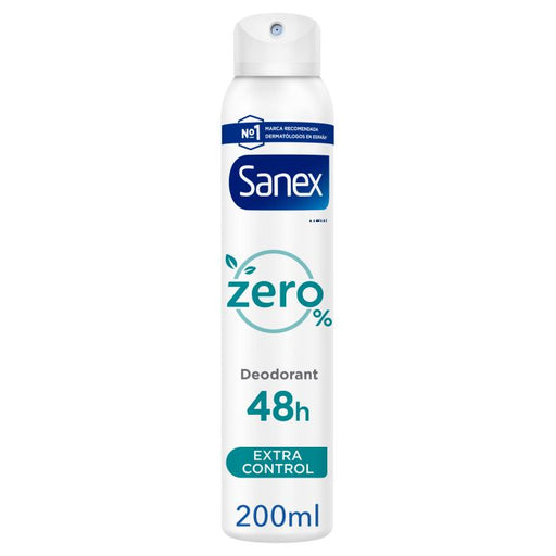 Deodorante spray Zero Extra Control - Sanex : 200 ml - 1