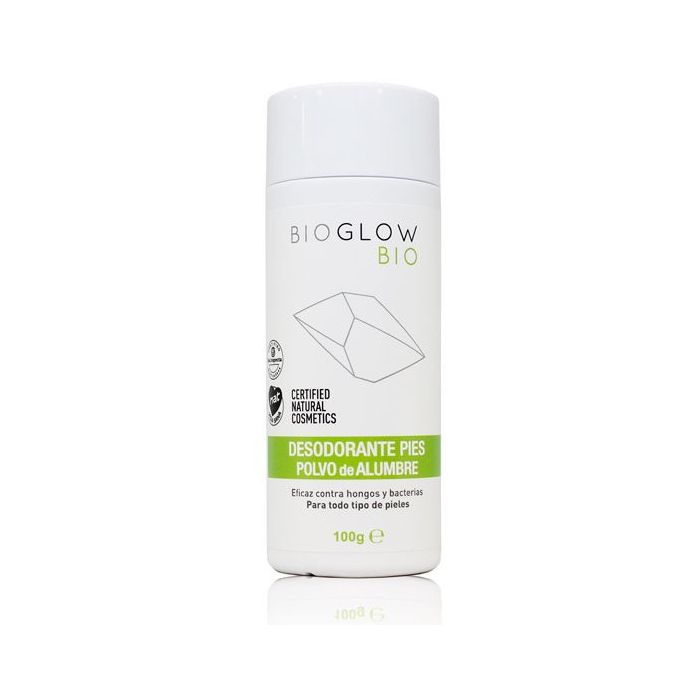 Deodorante per Piedi al 100% Naturale in Polvere d'Alunite - Bioglow - 1