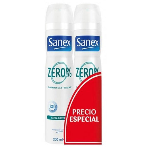 Deodorante spray Zero Extra Control - Sanex: 2 x 200ML - 1