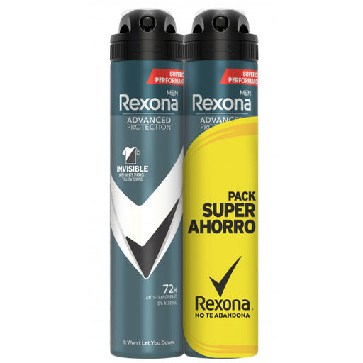 Deodorante Uomo Advanced Protection Invisible: 2 X 200ml - Rexona - 1