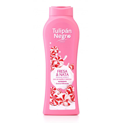 Gel da bagno - Bacio alla fragola e panna - Tulipan Negro - 1