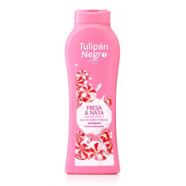 Gel da bagno - Bacio alla fragola e panna - Tulipan Negro - 1