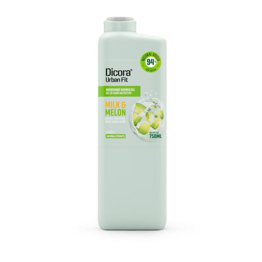 Gel Doccia Vitamina a Latte e Melone: 750 ml - Dicora Urban Fit - 1