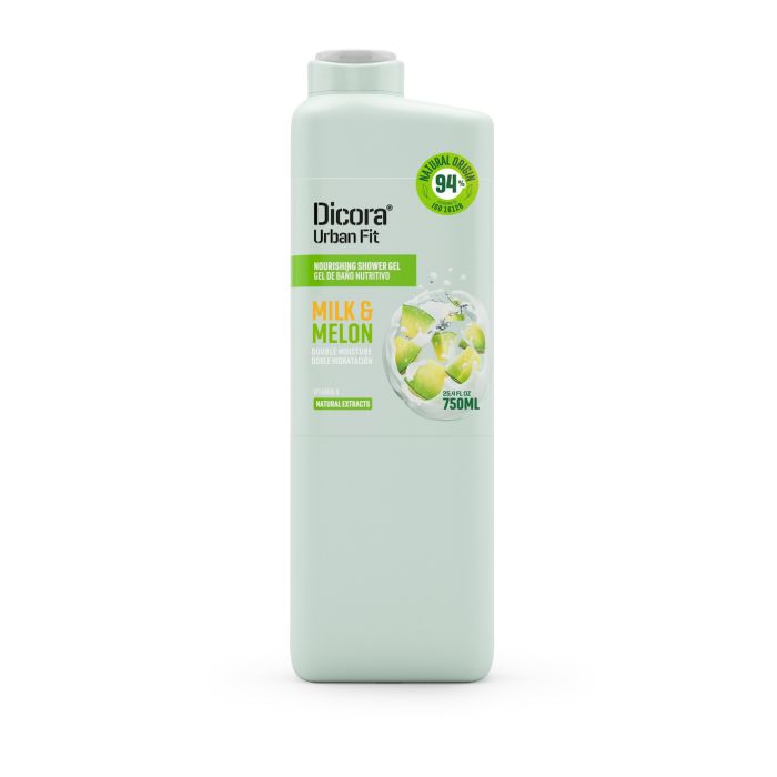 Gel Doccia Vitamina a Latte e Melone: 750 ml - Dicora Urban Fit - 1