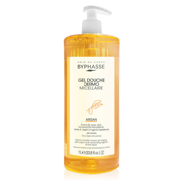 Gel Doccia Dermo Micellare all'Argan: 1 Litro - Byphasse - 1