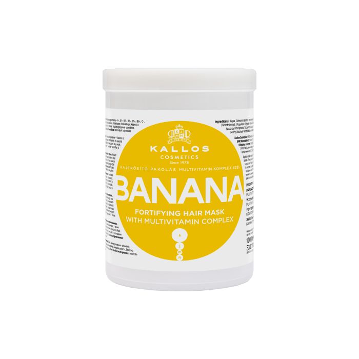 Maschera per capelli all'estratto di banana - Kallos - 1