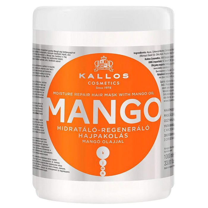 Maschera idratante riparatrice al mango - Kallos - 1