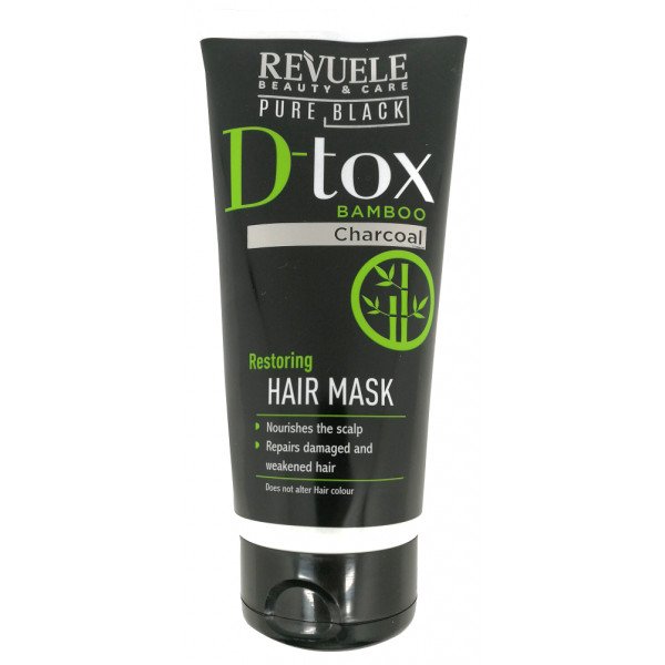 Maschera Capelli Detox Rigenerante Pure Black - Revuele - 1