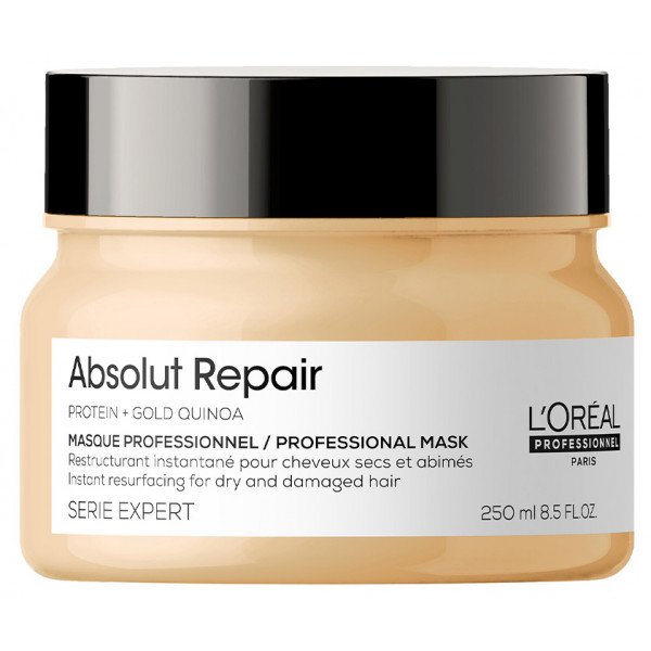 Absolut Repair Gold Quinoa Mascarilla - L&#39;Oreal Professionnel - L'oreal Paris: 250 ml - 1