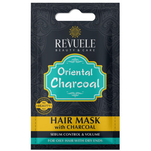 Maschera al carbone per capelli grassi con punte secche - Revuele - 1