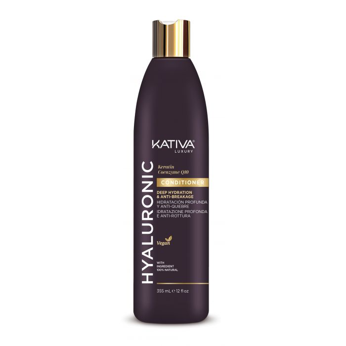 Balsamo con Acido Ialuronico, Cheratina e Coenzima Q10 - Kativa : 355 ML - 1