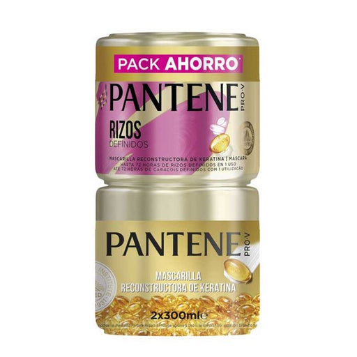 Pacco da 2 Maschere Ricostruttive alla Cheratina Ricci Definiti - Pantene - 1
