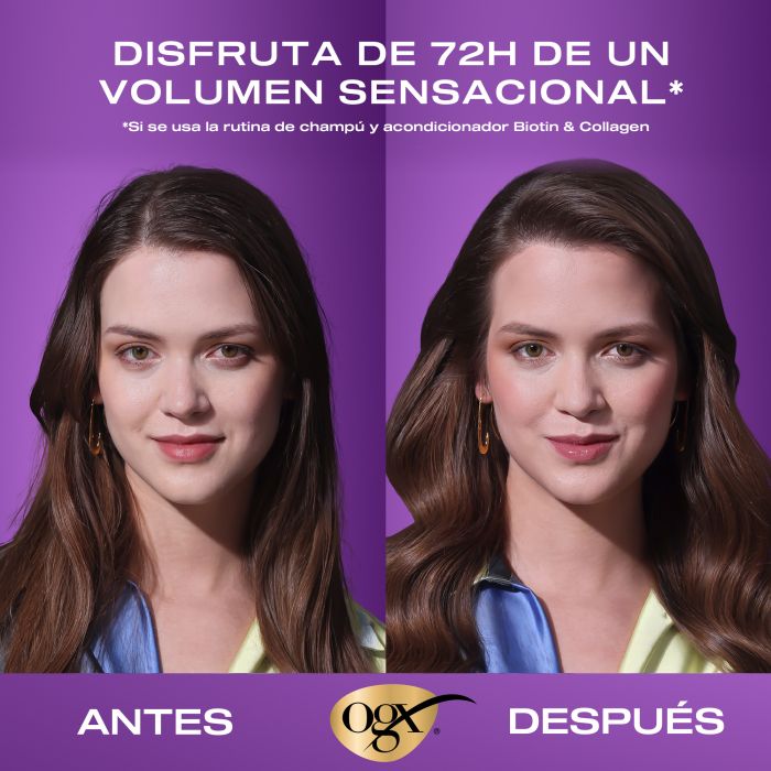 Shampoo Biotina e Collagene Volume - Ogx - 4