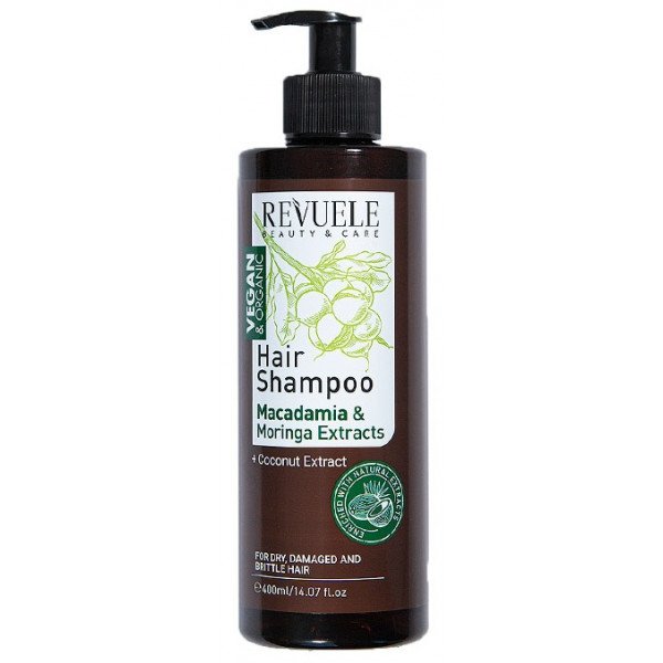 Shampoo con olio di macadamia e moringa - Revuele - 1