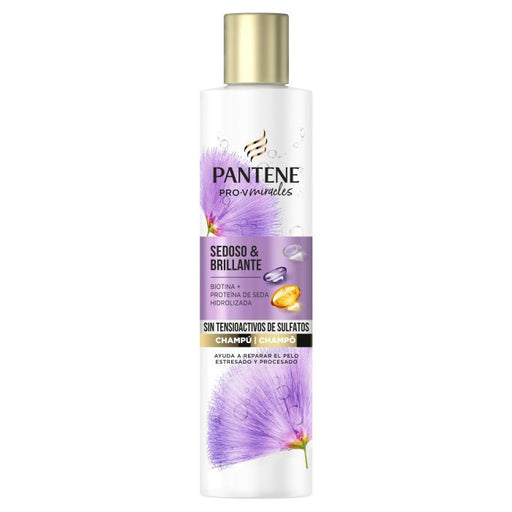 Shampoo Senza Solfati Seta & Brillante - Pantene - 1