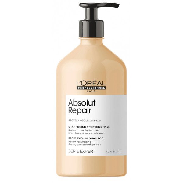 Absolut Repair Gold Quinoa Champú - L&#39;oréal Professionnel - L'oreal Paris: 750 ml - 2