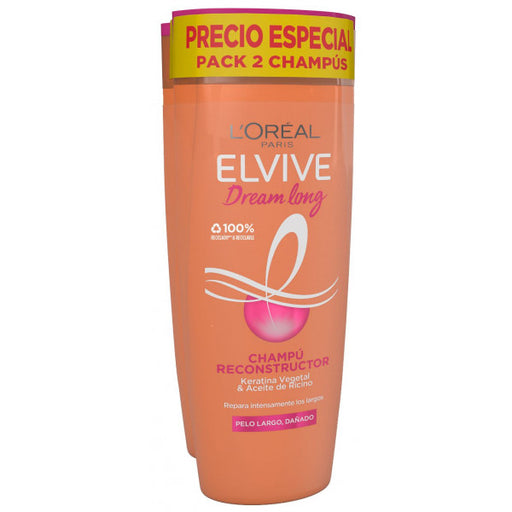 Shampoo Ricostruente Dream Long - Elvive: 2 x 360ML - 2