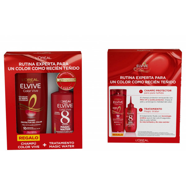 Color Vive Set Shampoo per Capelli Colorati + Trattamento Magic Water: Set 2 Prodotti - Elvive - 6