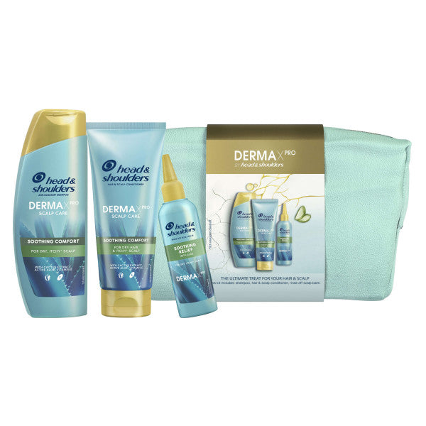 Set per la cura dei capelli Derma X: Set 3 prodotti + borsa - H&amp;s - Head & Shoulders - 1