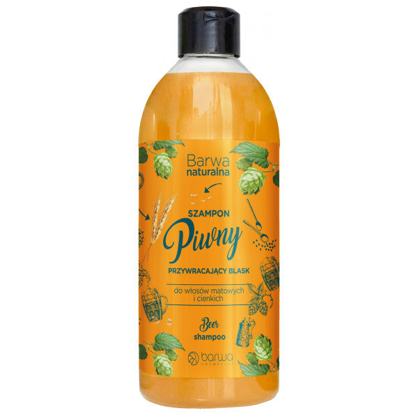 Shampoo Illuminante alla Birra: 500 ml - Barwa - 1