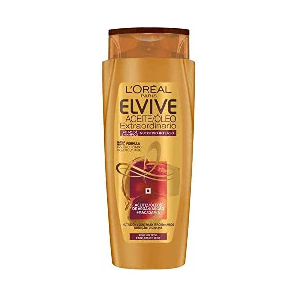 Shampoo Olio Straordinario Macadamia: 690 ml - Elvive - 1