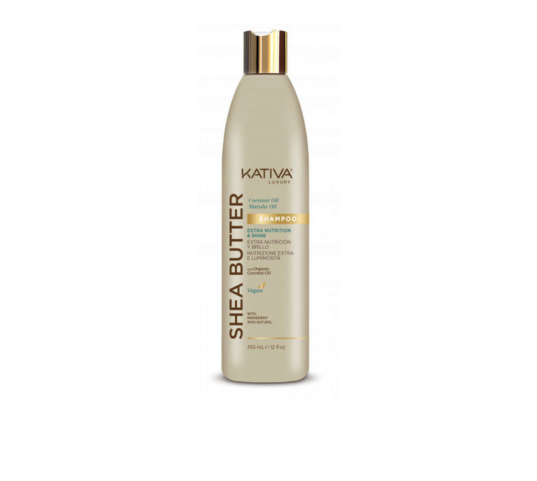 Shampoo con Burro di Karité, Olio di Cocco e Marula - Kativa : 355 ML - 1