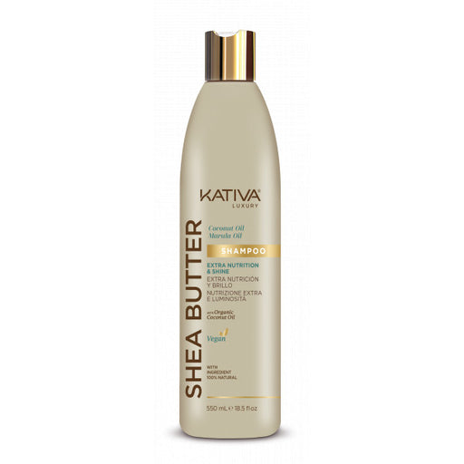 Shampoo con Burro di Karité, Olio di Cocco e Marula - Kativa : 550 ML - 1