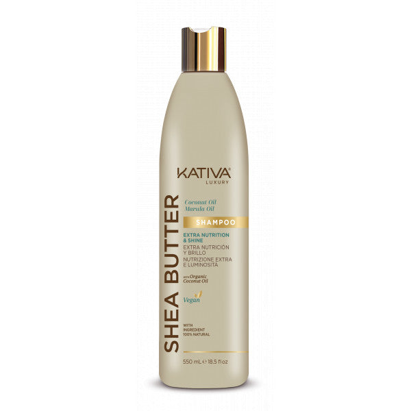 Shampoo con Burro di Karité, Olio di Cocco e Marula - Kativa : 550 ML - 1
